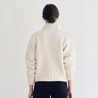 Damen Strickcardigan mit Kragen Eveloria