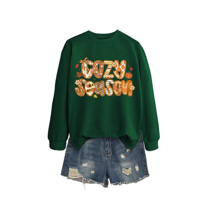 Damen Sweatshirt Herbstdesign Lässiger Schnitt Eveloria