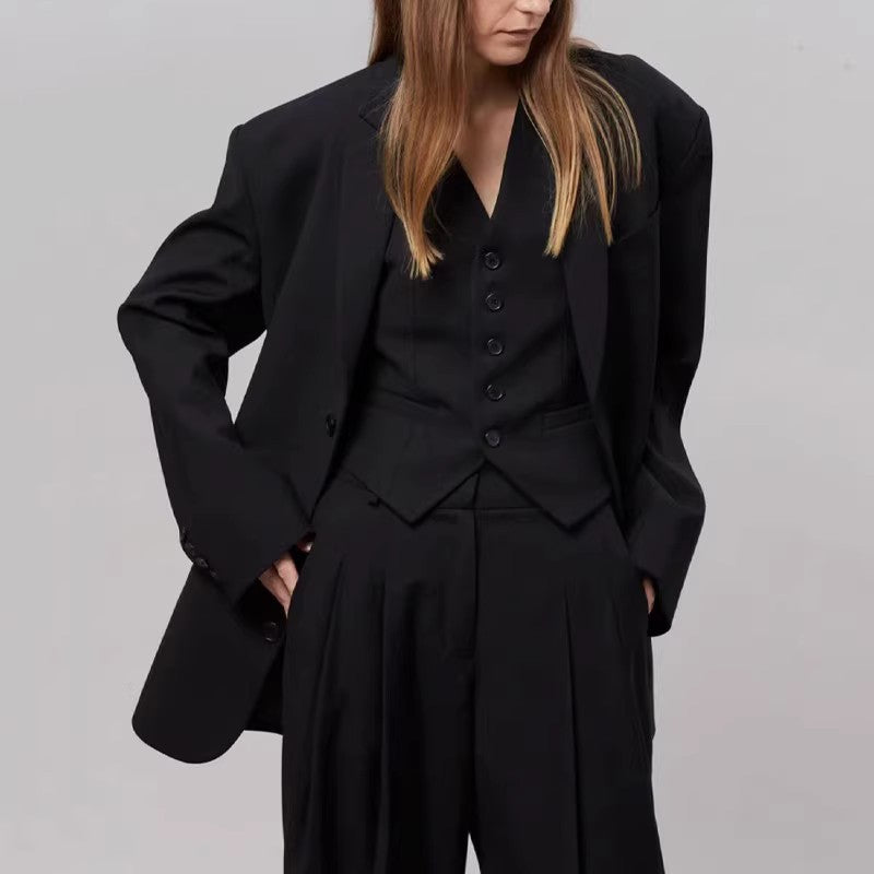 Damen Oversize Blazer Hosenanzug Eveloria