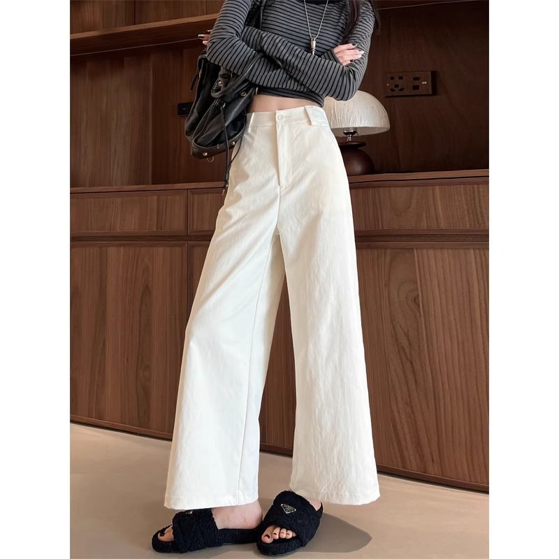 Damen High-Waist-Hose Weit Bein Eveloria