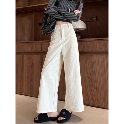 Damen High-Waist-Hose Weit Bein Eveloria