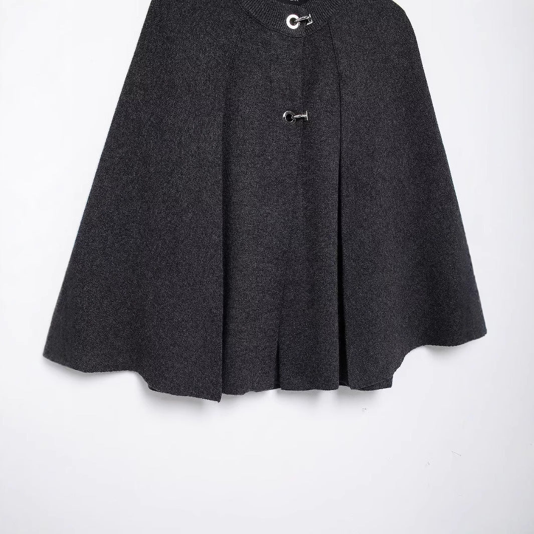 Eveloria Damen Umhangjacke Elegant Geschnitten