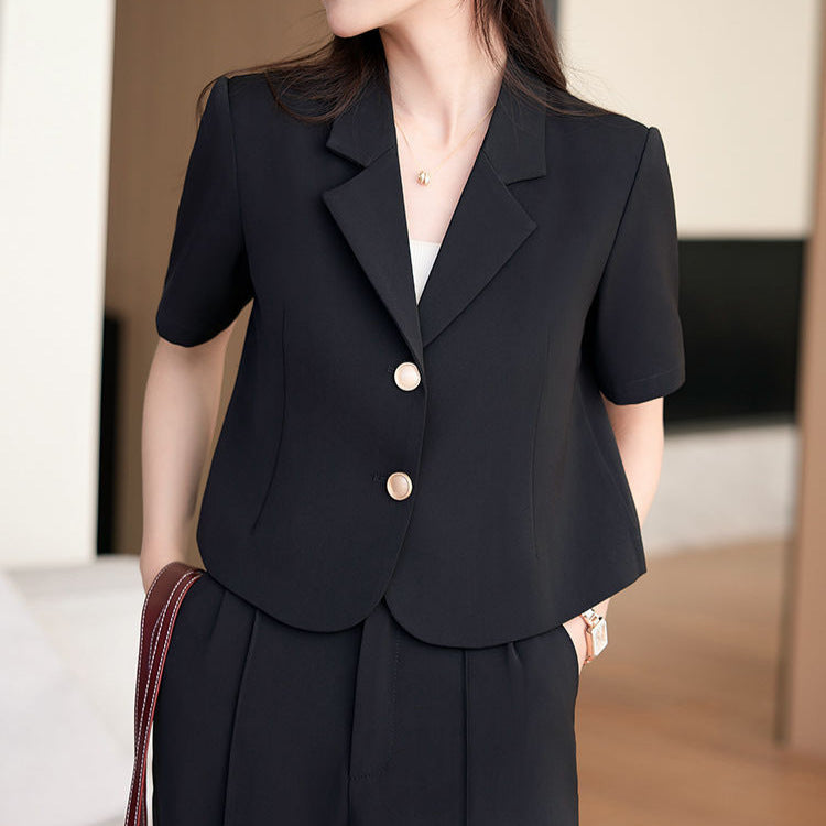 Damen Blazer Kurzarm Eveloria