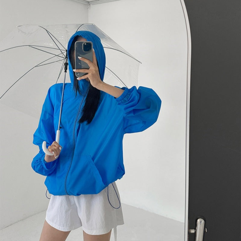 Damen Regenjacke Leicht Wasserdicht mit Taschen Eveloria