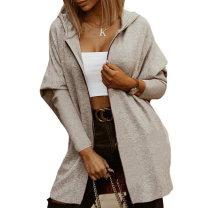 Damen Oversized Kapuzenjacke Lässig Eveloria