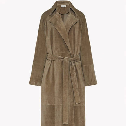 Damen Trenchcoat Wildleder Eveloria