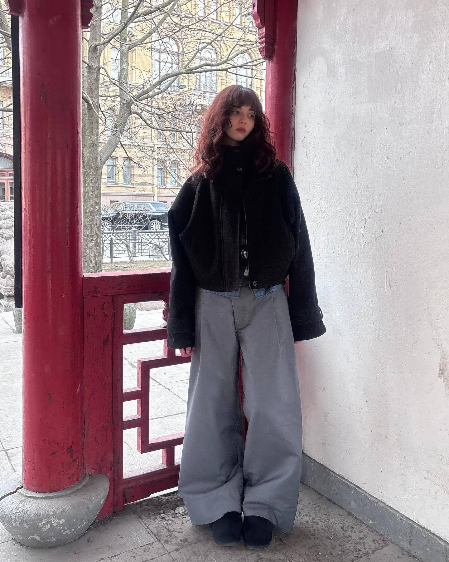 Damen Oversized Wolljacke Eveloria