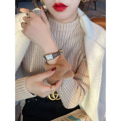 Damen Uhr Lederarmband Klassisches Ziffernblatt Eveloria