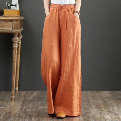 Damen Leinenhosen Weit Evelyn - Eveloria