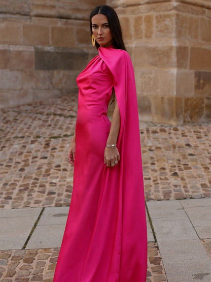 Damen Abendkleid Schulterfrei Fließend Eveloria