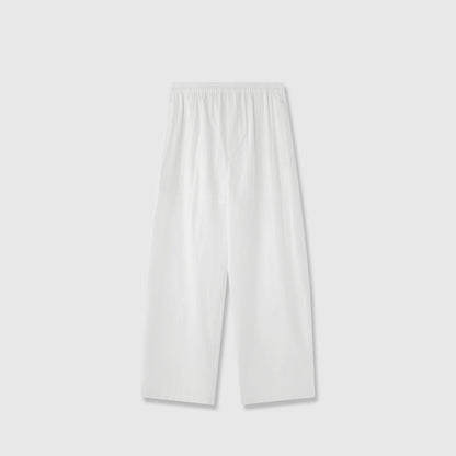 Damen Palazzo-Hose Elastischer Bund Weit