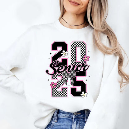Damen Sweatshirt Abschlussjahr Design Grau