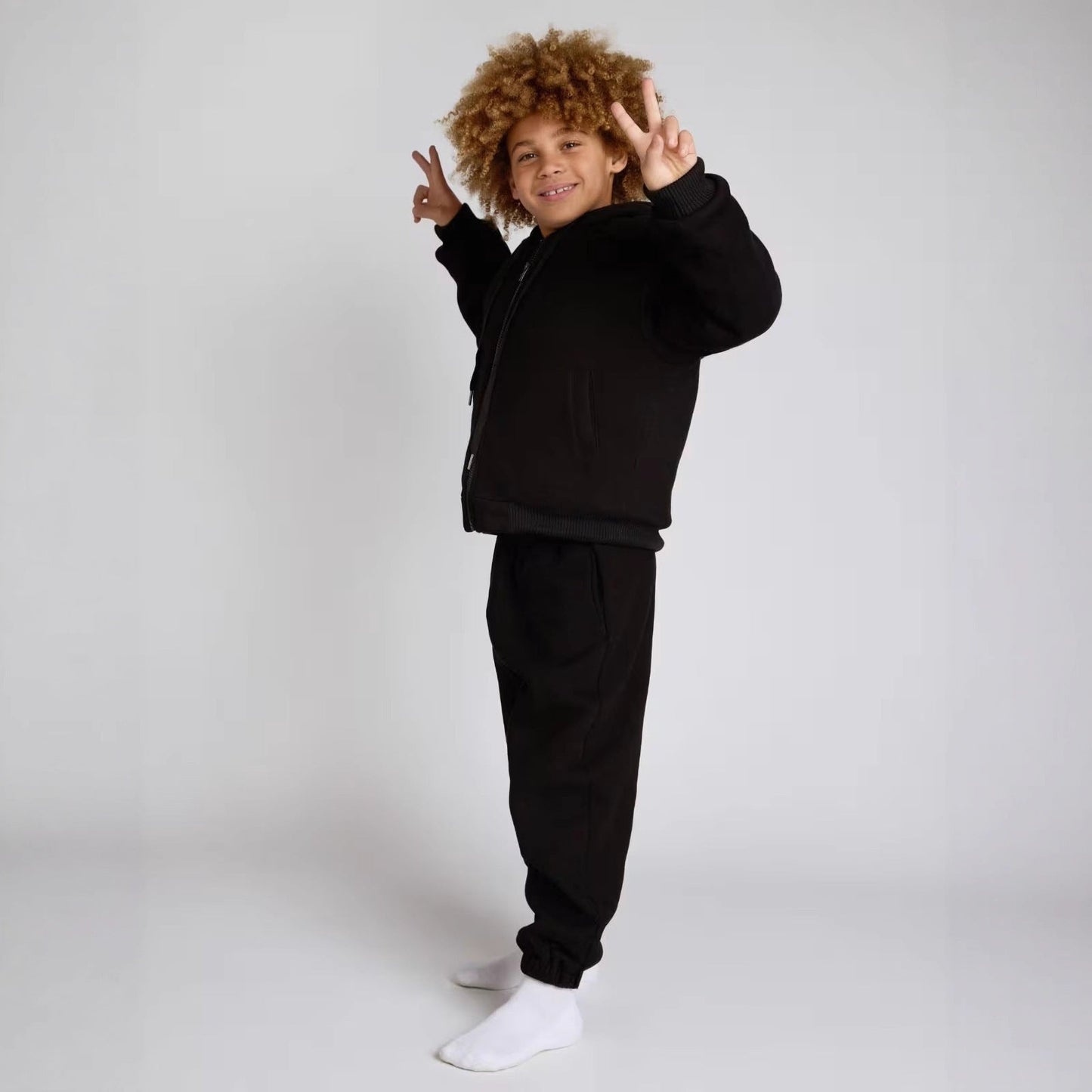 Damen Oversized Kapuzenjacke Lässiger Schnitt Reißverschluss