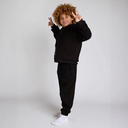 Damen Oversized Kapuzenjacke Lässiger Schnitt Reißverschluss