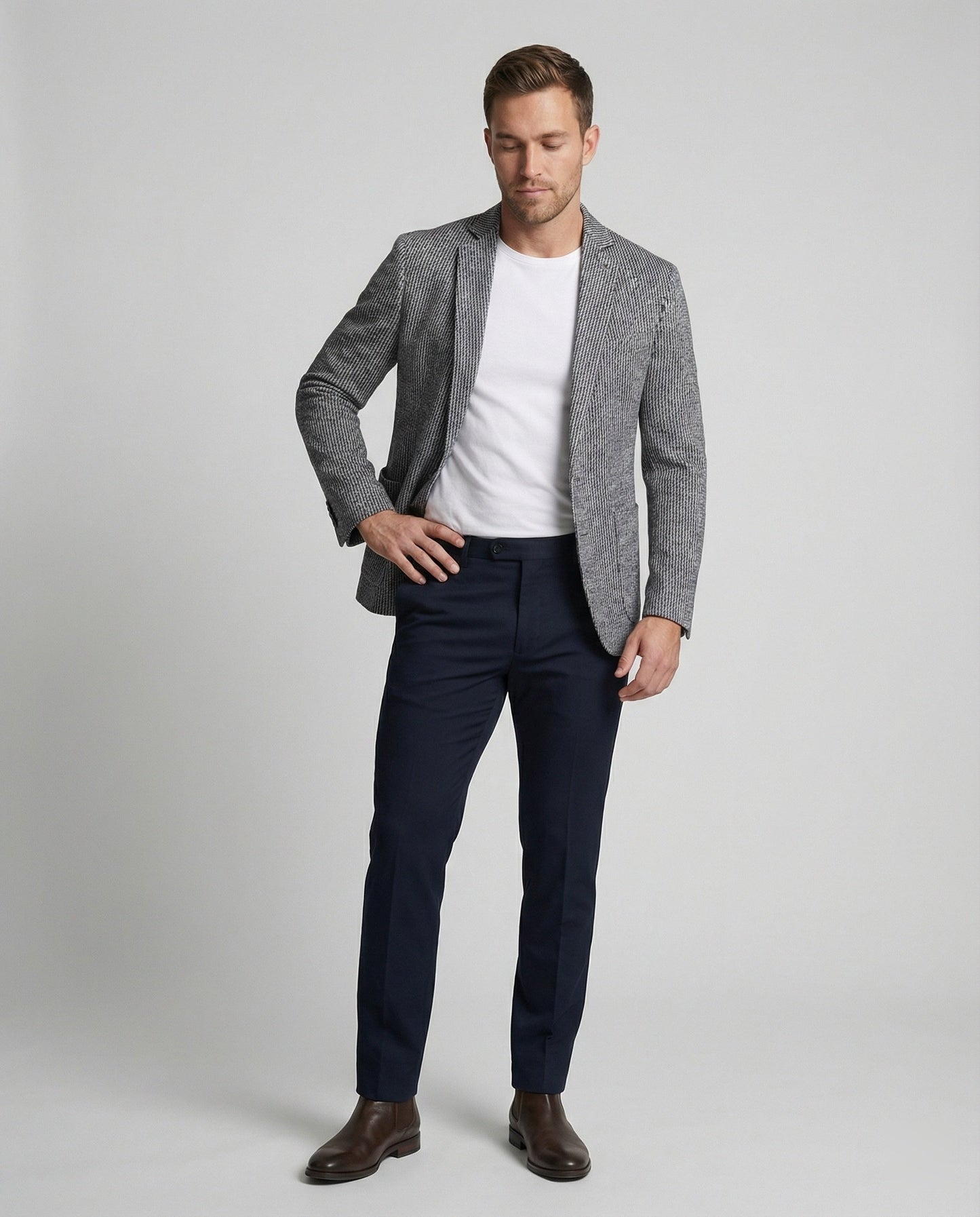 Herren Streifenblazer modern - Eveloria