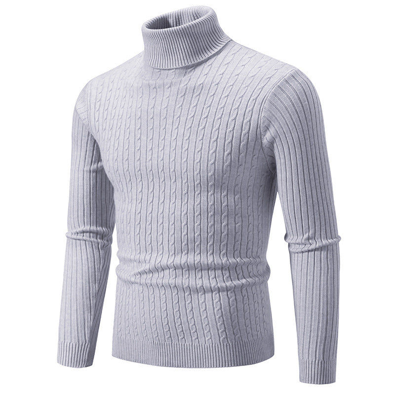 Herren Rollkragenpullover Strickqualität Eveloria