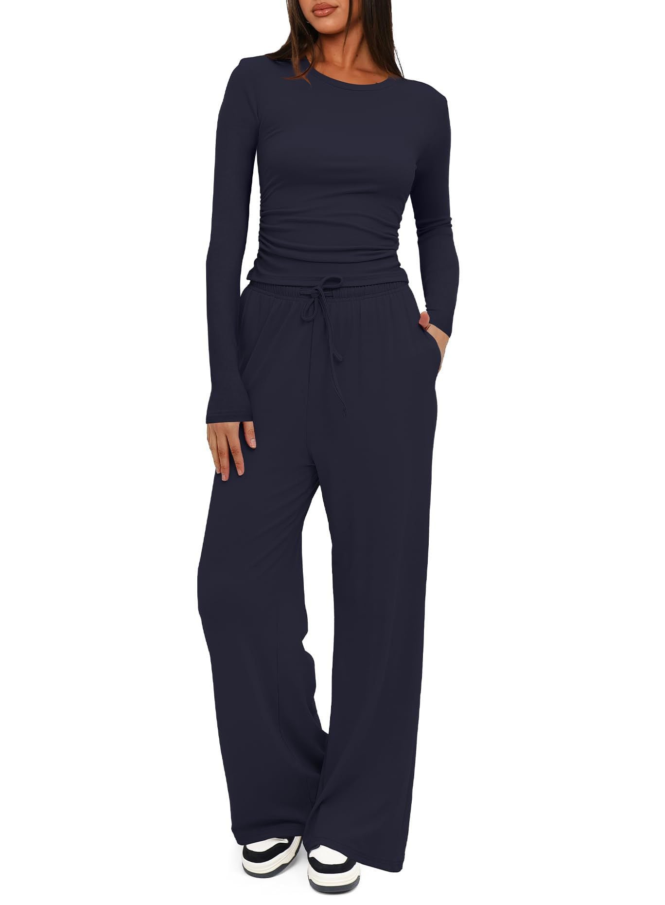Damen Lounge-Set Langarm Eveloria