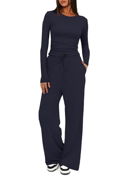 Damen Lounge-Set Langarm Eveloria