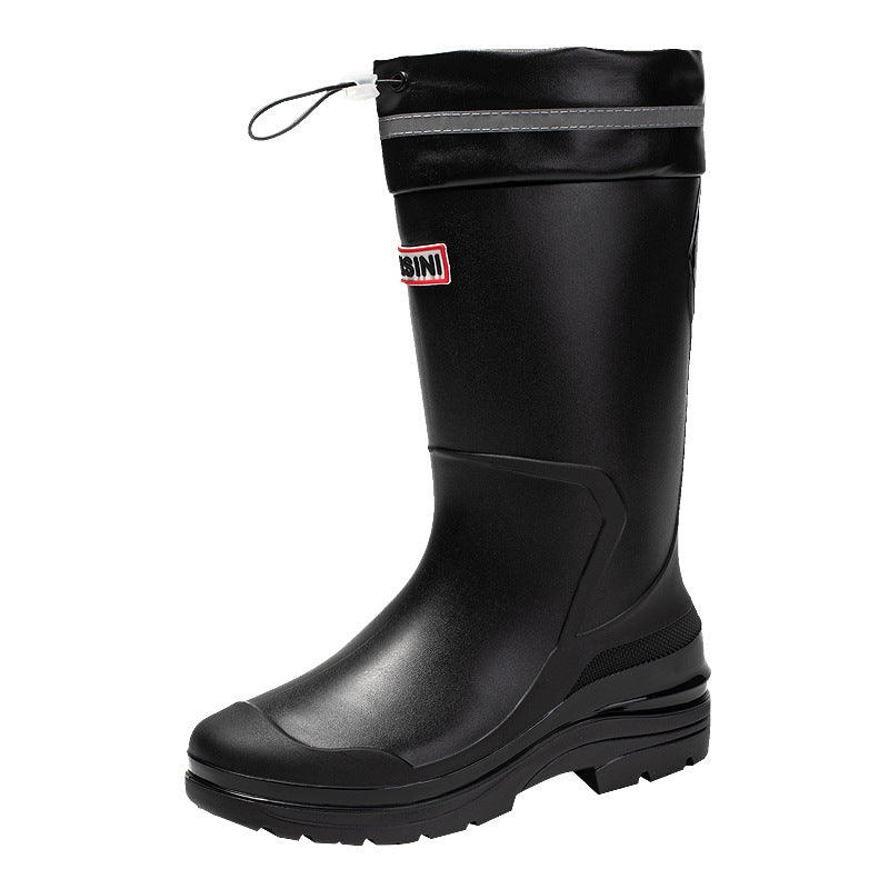 Damen Gummistiefel Rutschfest Verstärkter Knöchelschutz