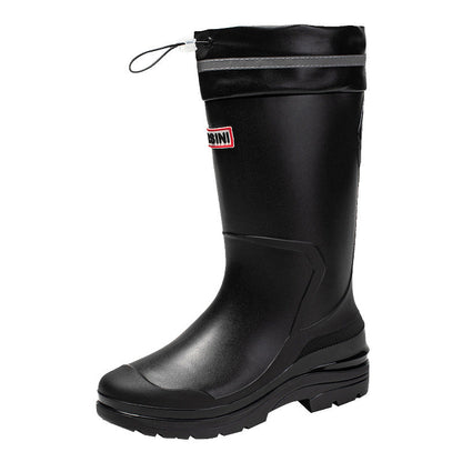 Damen Gummistiefel Rutschfest Verstärkter Knöchelschutz