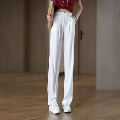 Damen Hochbundhose Faltenrock Elegant