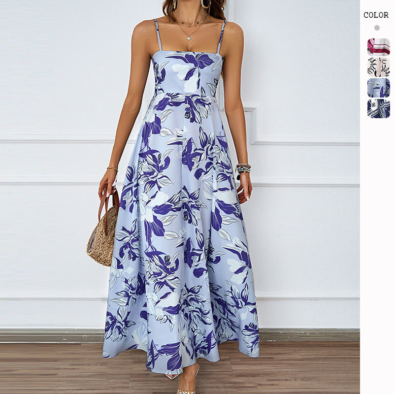 Damen Maxikleid Grafisches Muster Eveloria - Eveloria