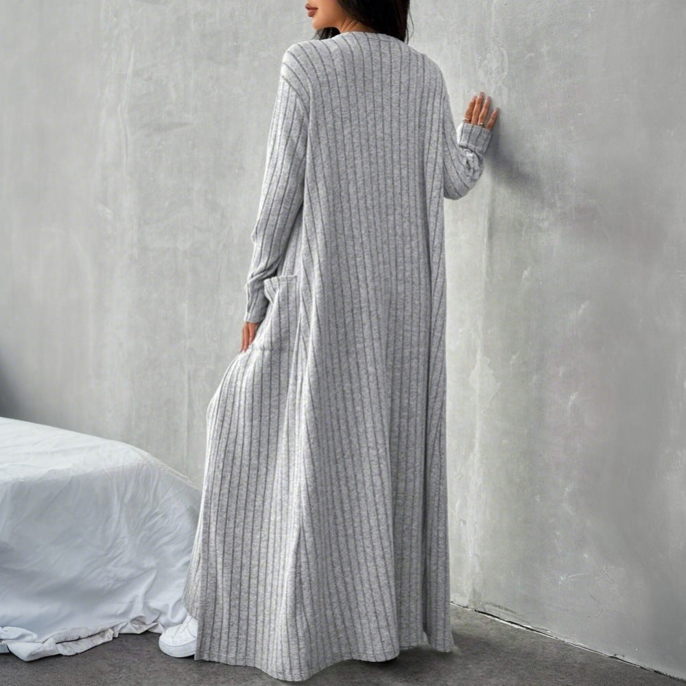 Damen Strickpullover Langärmelig Elegant Wickeldesign