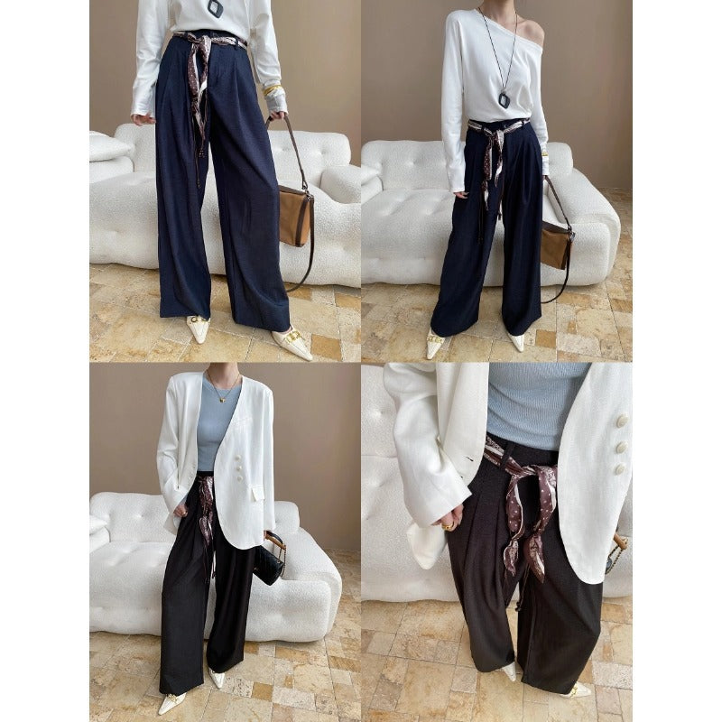 Eveloria Damen Blazer Asymmetrisch Hochwertig