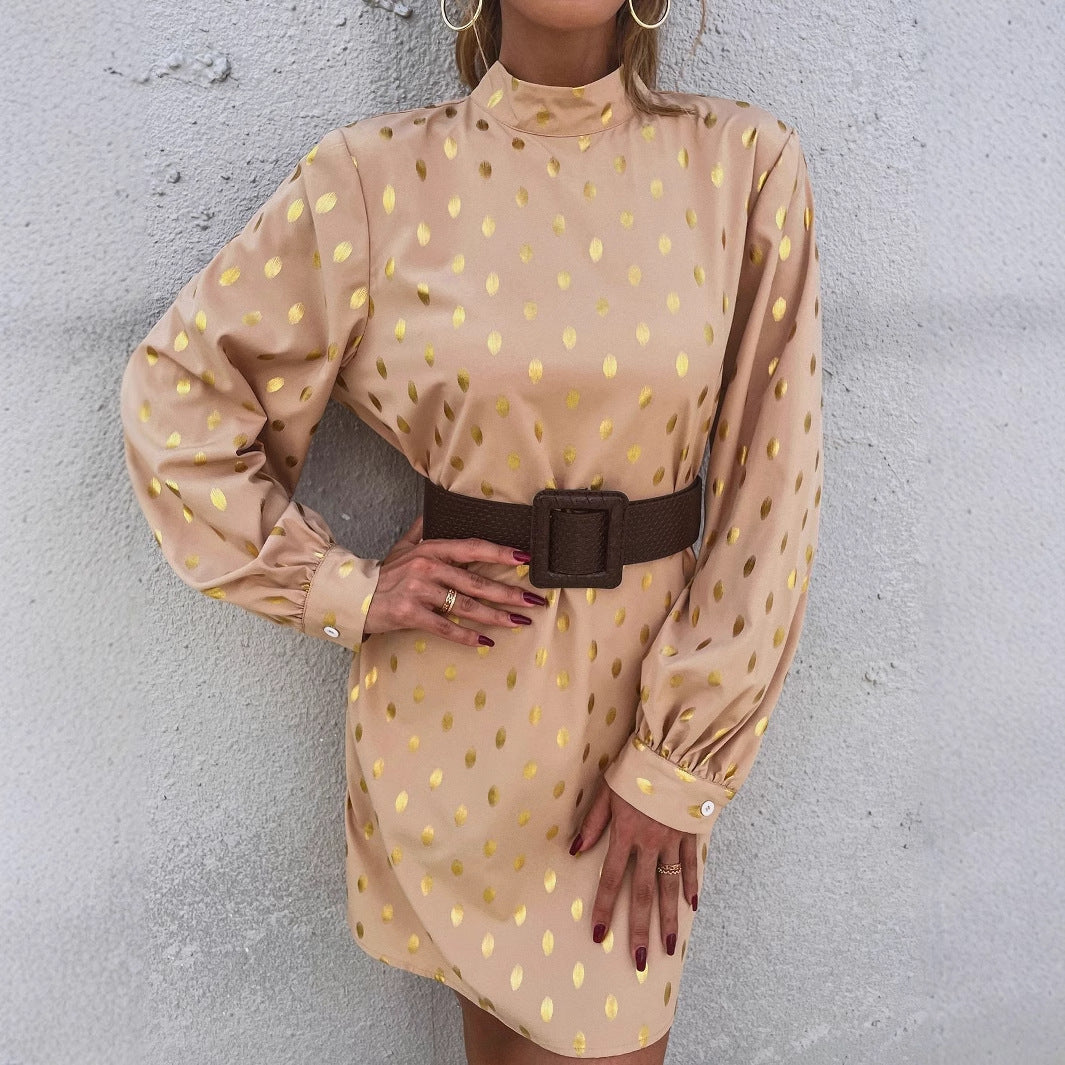 Eveloria Damen Minikleid Glänzende Akzente Lässiger Schnitt