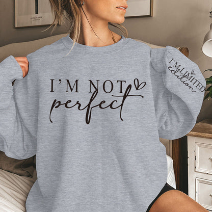 Damen Oversized Sweatshirt Statement-Print Eveloria