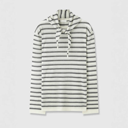 Damen Langarmshirt mit Bindegürtel Eveloria