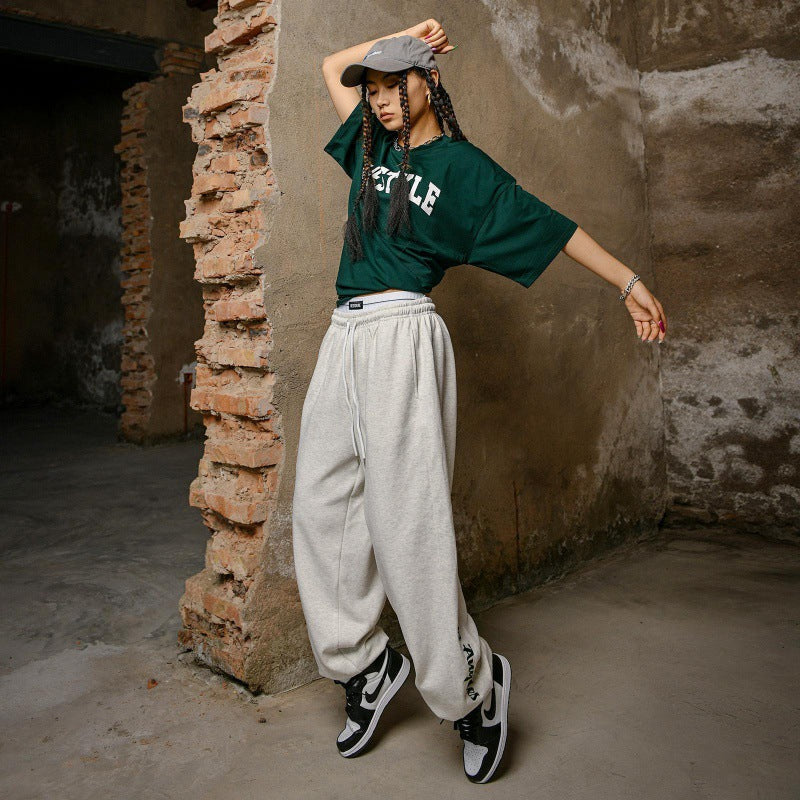 Damen Sweatpants Freizeit mit Schriftzug Eveloria