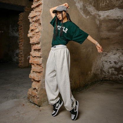 Damen Sweatpants Freizeit mit Schriftzug Eveloria