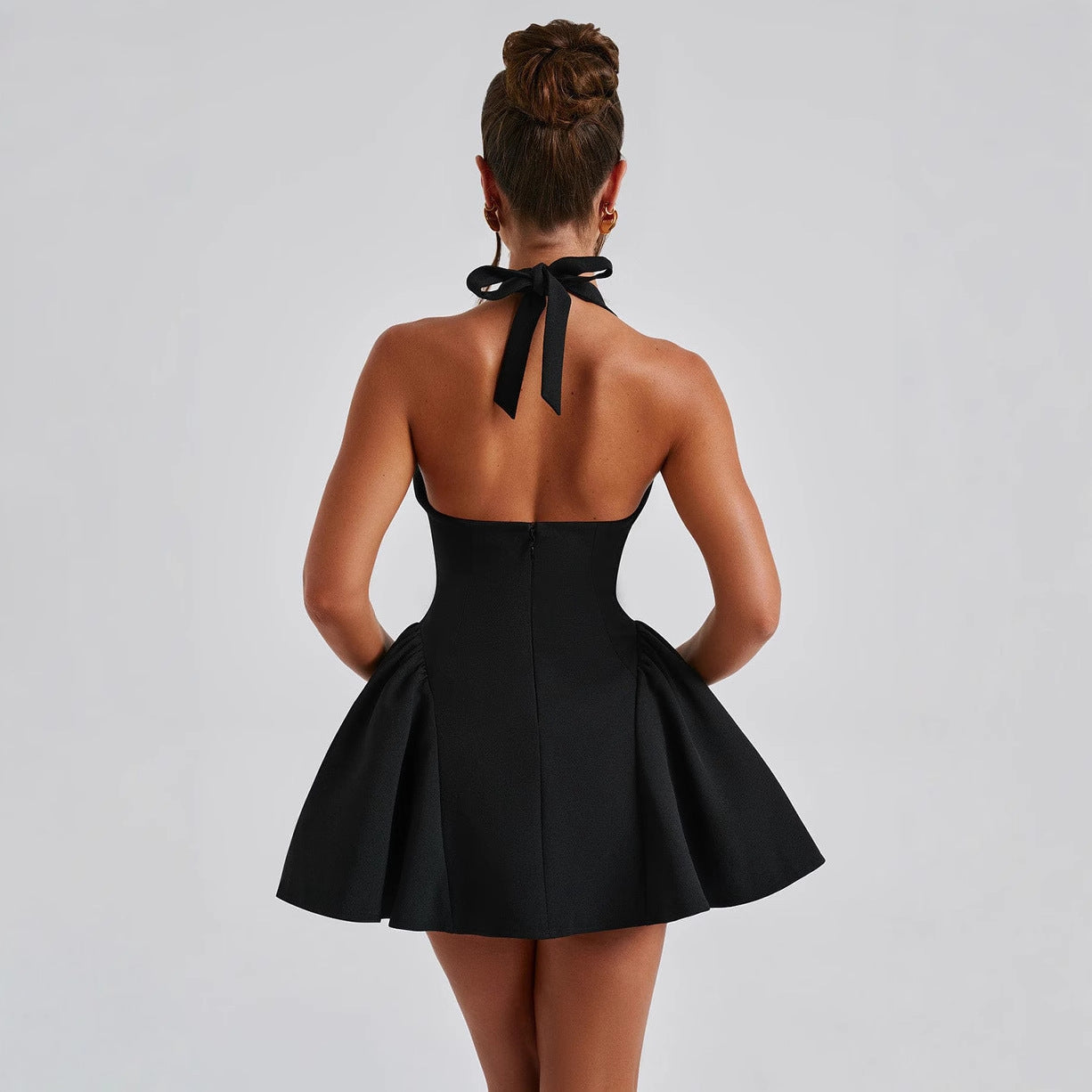 Damen Sommerkleid V-Ausschnitt Weiches Material Eveloria