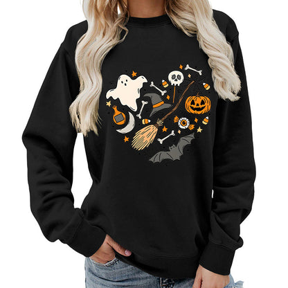 Damen Halloween Sweatshirt Eveloria Kreatives Motiv
