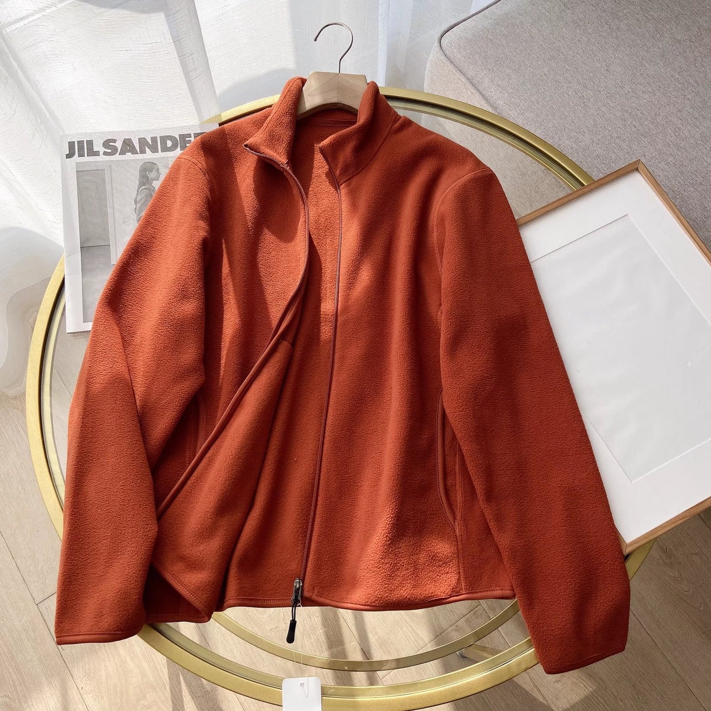 Damen Fleecejacke Hochkragen Eveloria