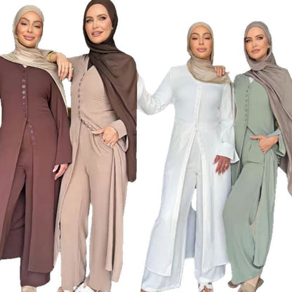 Damen Jumpsuit Elegantes Knopfdesign Weites Bein Eveloria