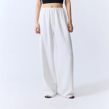 Damen Elastische Hose Weite Passform