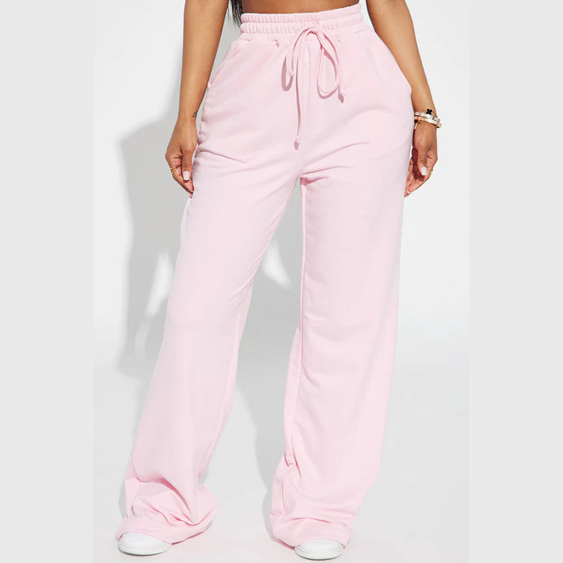 Damen Sweatpants Weite Passform Elastischer Bund Eveloria