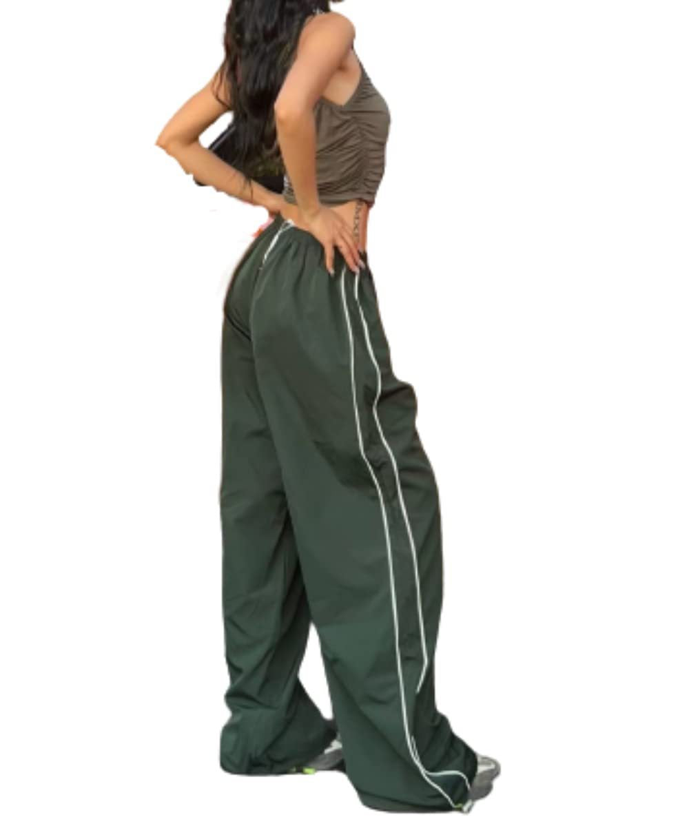 Damen Sport-Hose Weites Bein Elastischer Bund Eveloria