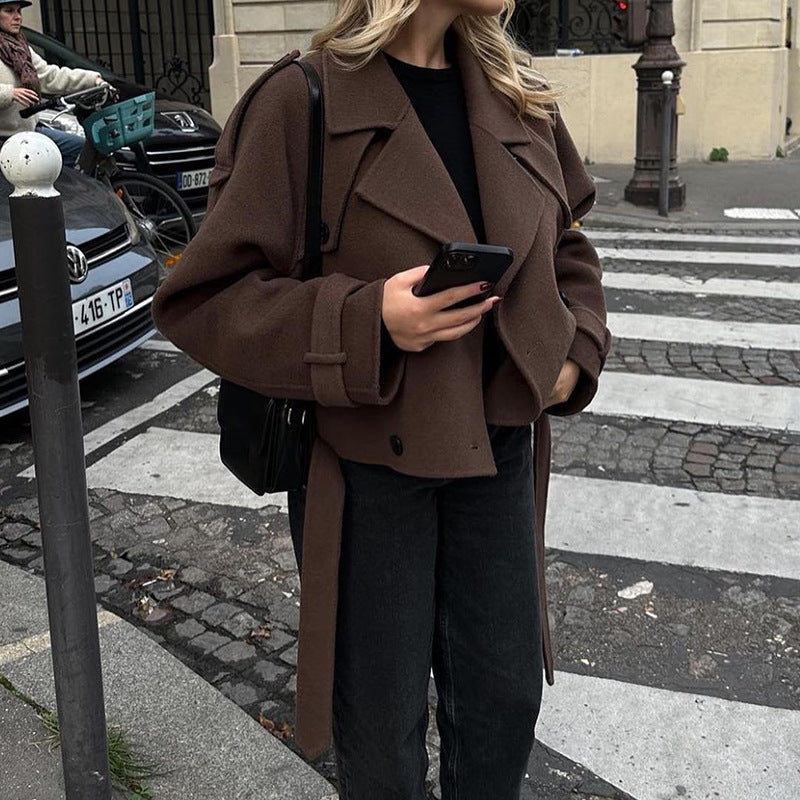 Damen Oversized Wintermantel Eveloria Großgefüttert