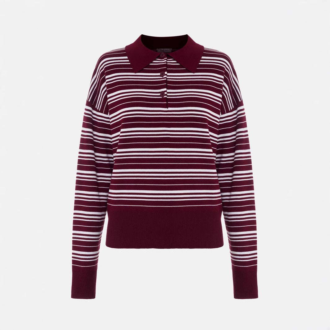 Damen Cardigan Gestreift Lässig Eveloria
