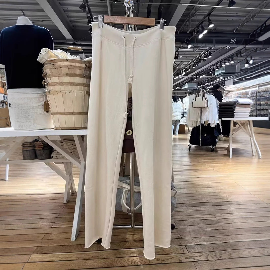 Damen Loungehose Verstellbarer Bund Bequem Schwarz Eveloria - Eveloria