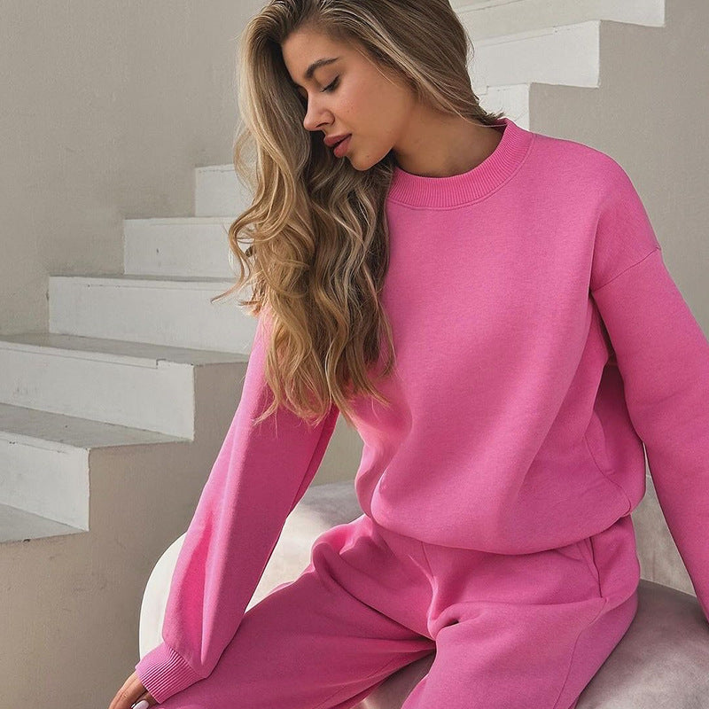 Damen Jogginganzug Eveloria Bequem Baumwolle