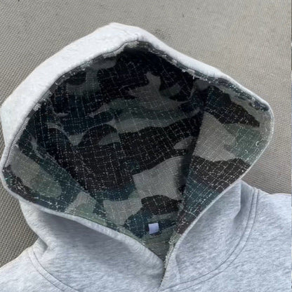Damen Hoodie Camouflage Futter Eveloria