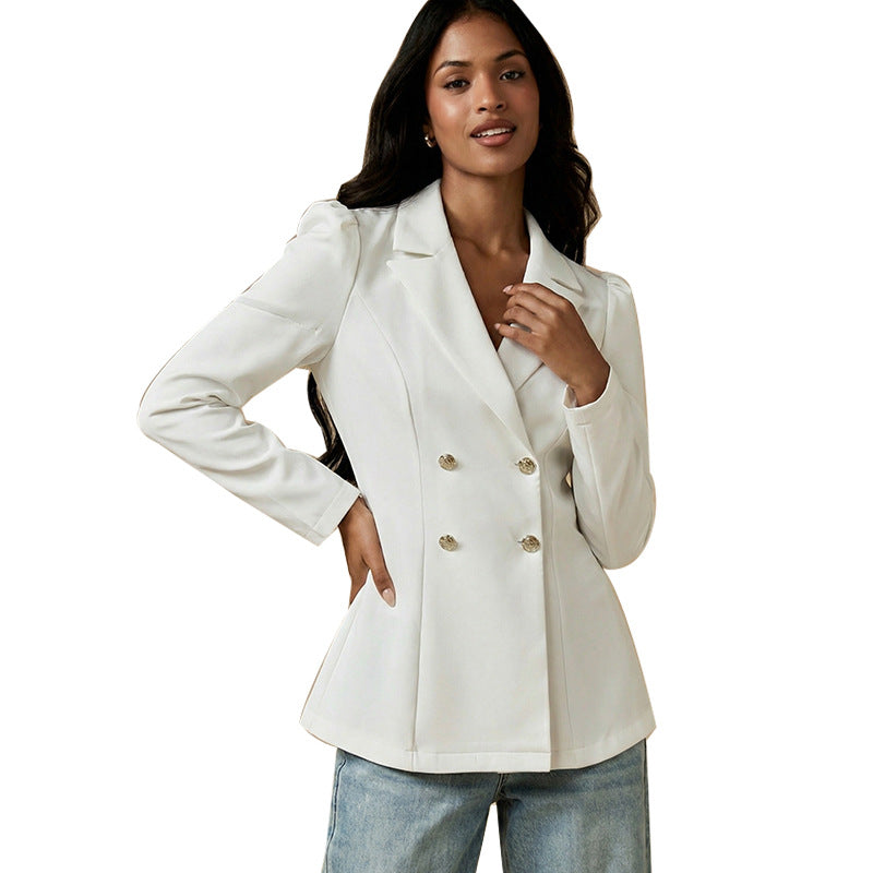 Damen Blazer mit Puffärmeln Elegant Eveloria