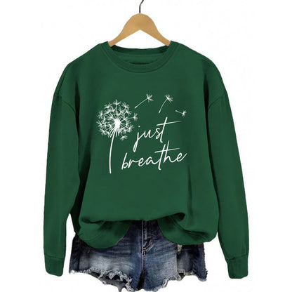 Damen Sweatshirt Pusteblumen-Motiv Eveloria