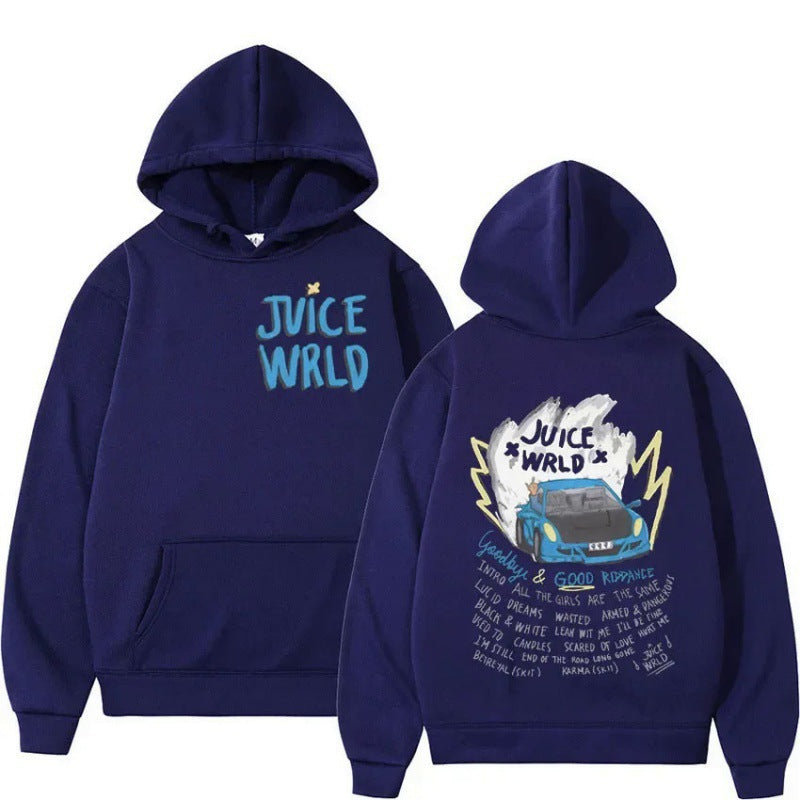 Damen Kapuzenpullover Grafikdesign Weiß