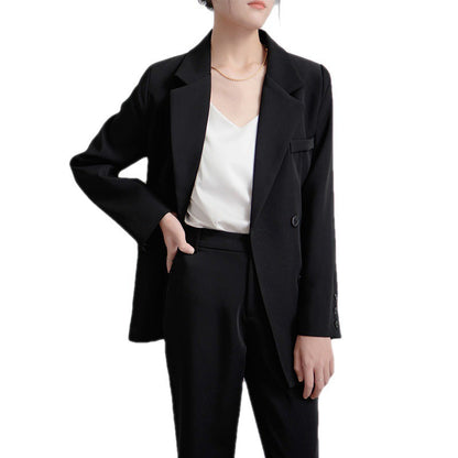 Damen Oversized Blazer Doppelter Knopfleiste Eveloria