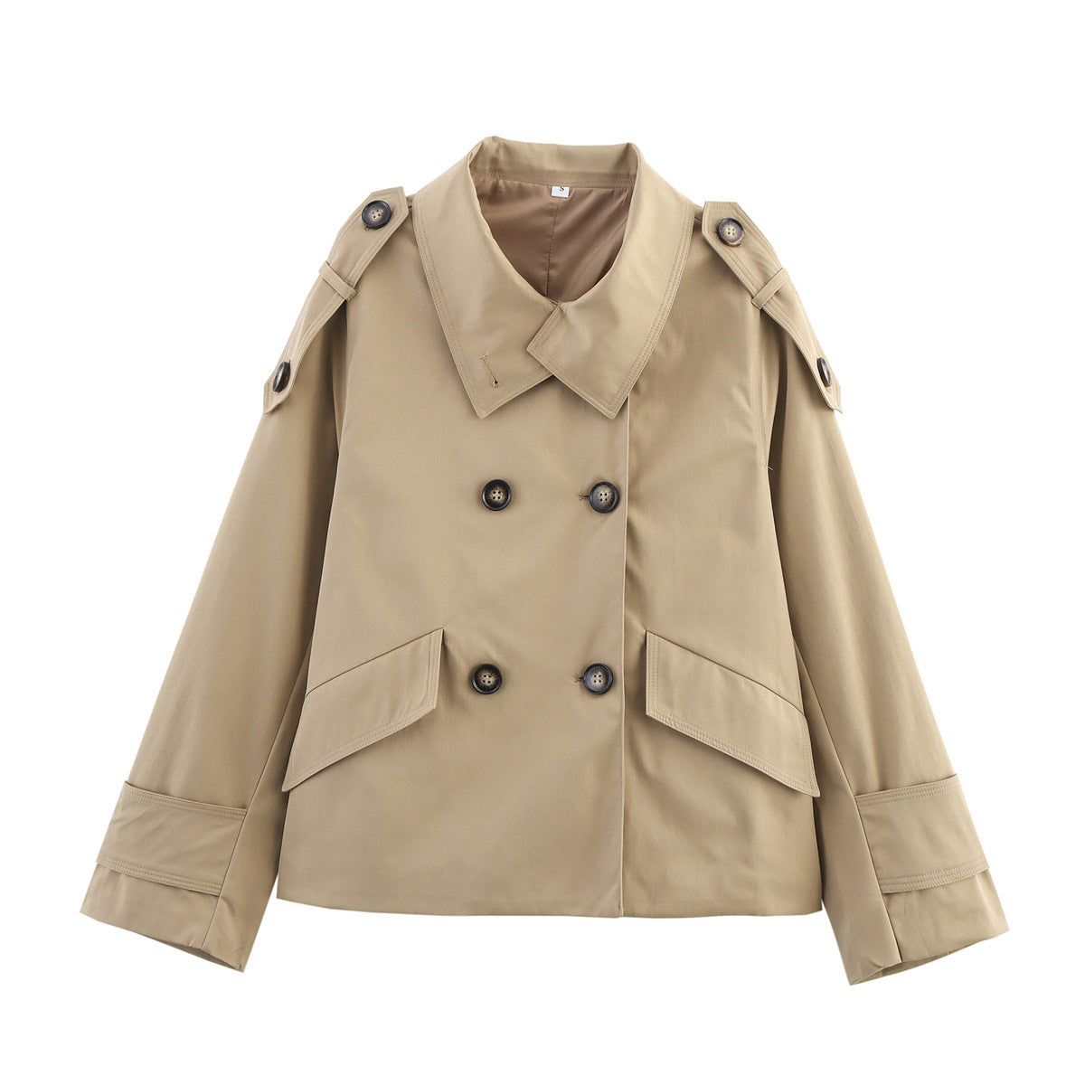 Damen Trenchcoatjacke Kurz Eveloria